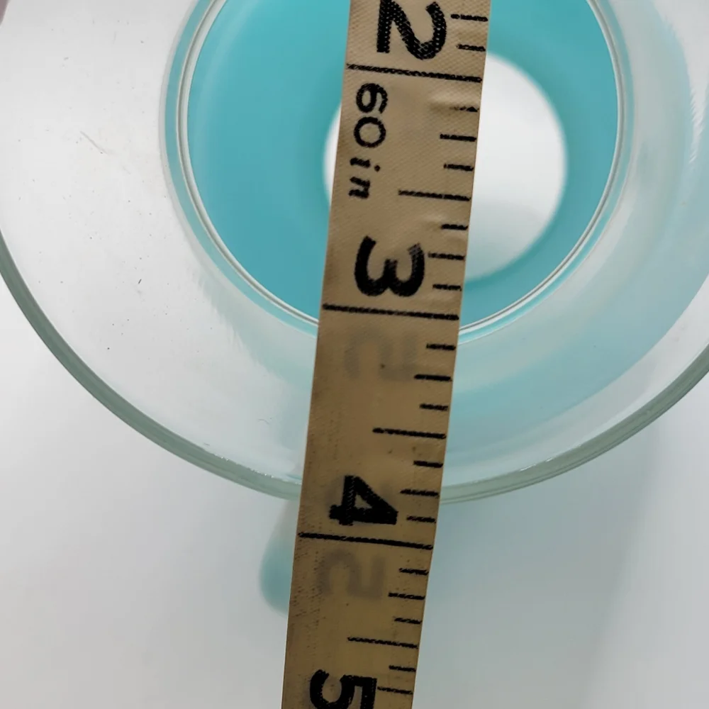 VTG Blue Bleno Pitcher | Gold Trim | 9.5" - Picture 9 of 11